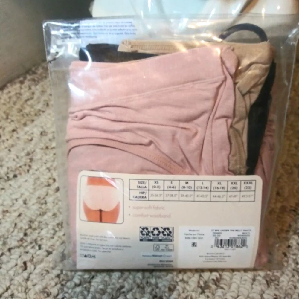 Secret Treasures 3 Pack Maternity Panties Size 3X - Picture 2 of 5